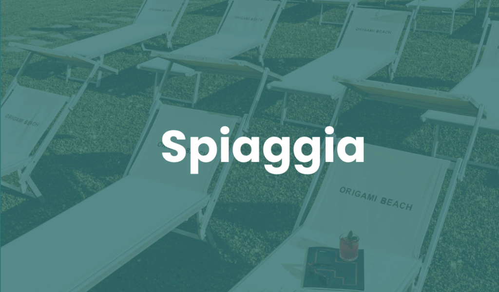 origami beach: la spiaggia sul lago d'Iseo